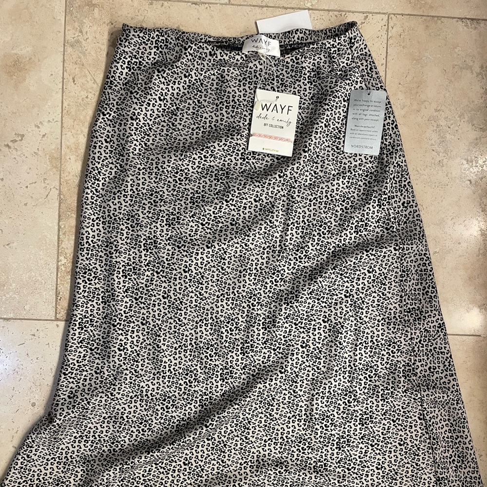 Cheetah Print Skirt